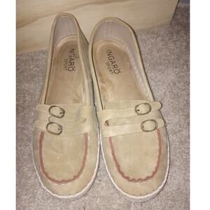 Women's Ingaro Sport 9 Beige Buckle Loafers